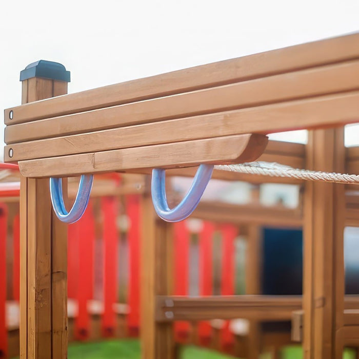 Larslaj Klettergeruest Birte Outdoor Spielgeraet Kletterturm 3 Jahre Holz Kita