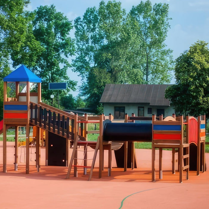 Larslaj Klettergeruest Birte Outdoor Spielgeraet Kletterturm 3 Jahre Holz Schule