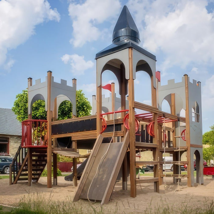 Larslaj Klettergeruest Casper Outdoor Spielgeraet Kletterturm 3 Jahre Holz Kinder