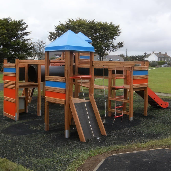 Larslaj Klettergeruest Magnus Outdoor Spielgeraet Kletterturm 3 Jahre Holz Kita