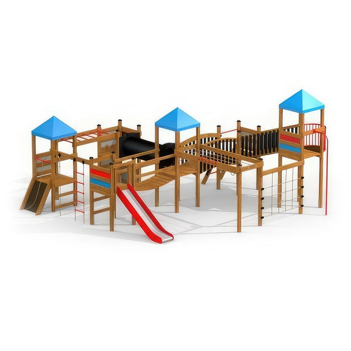 Larslaj Klettergeruest Magnus Outdoor Spielgeraet Kletterturm 3 Jahre Holz Spielplatz