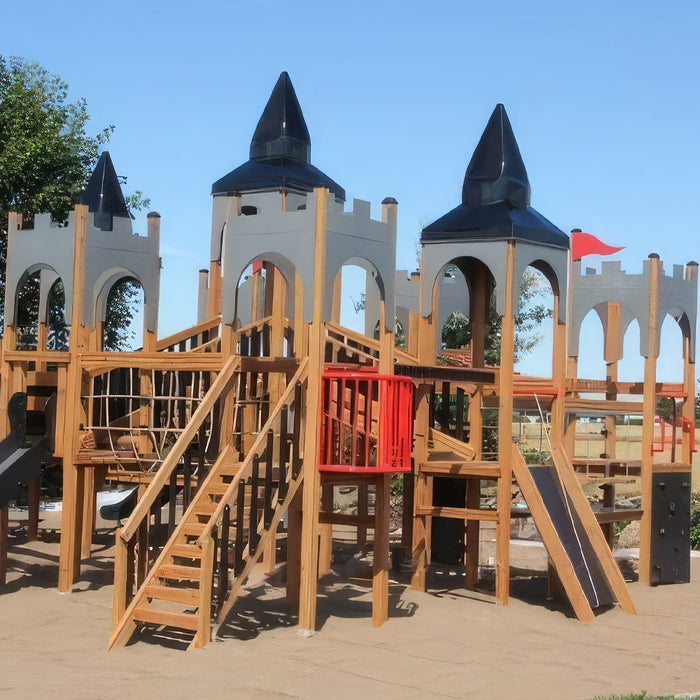 Larslaj Klettergeruest Niclas Outdoor Spielgeraet Kletterturm 3 Jahre Holz Kindergarten