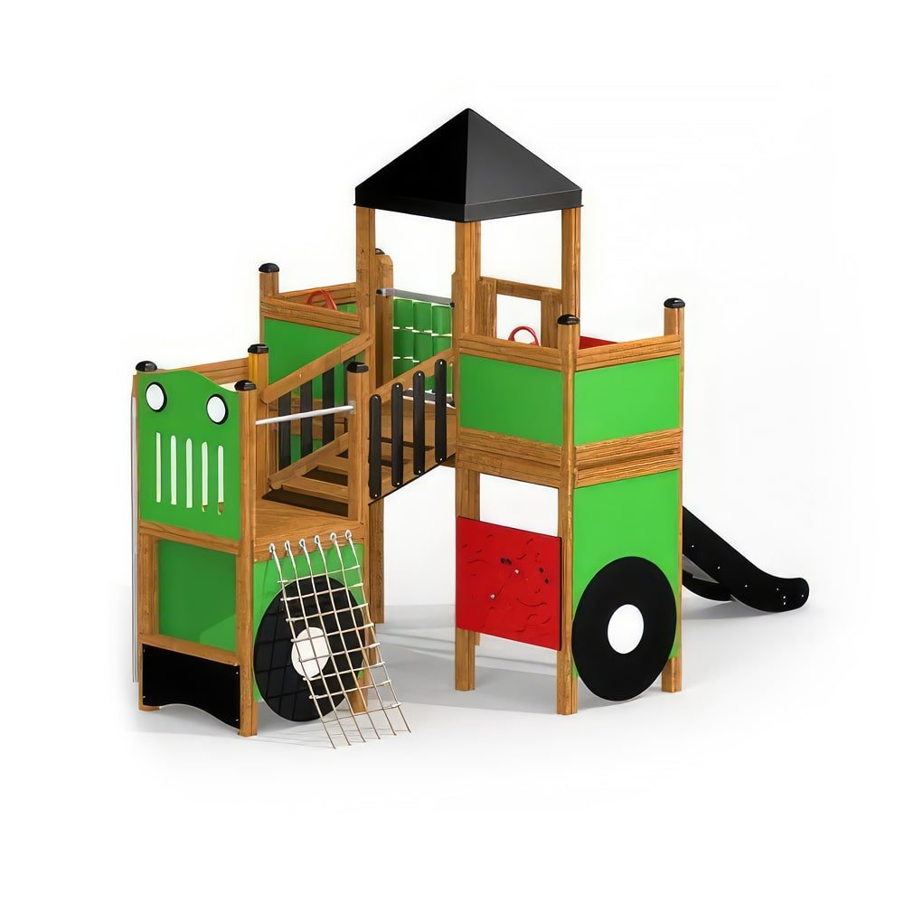 Spielturm Emilio, Ab 3 Jahren, kletter, Gewerbefabrik