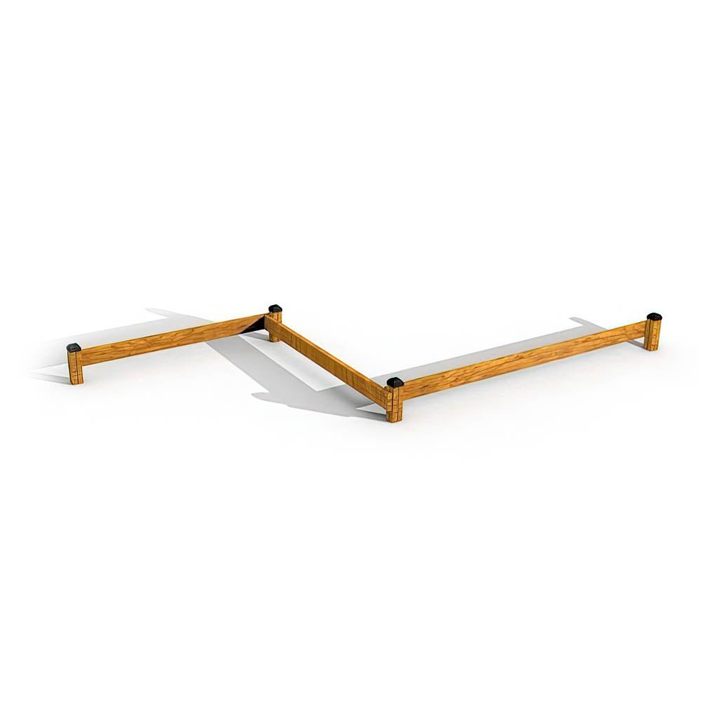 Balancierbalken aus Holz Polku M